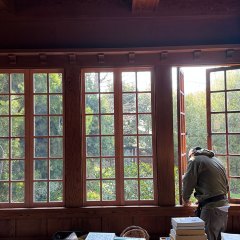 Spruce Ave, Redwood windows